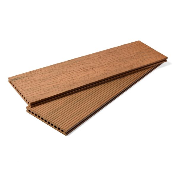 Vintage Double Sided Sandwood Brown Composite Decking Board