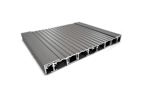 Classic Quartz Grey Aluminium Decking Board