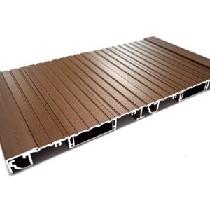 Deluxe Sepia Brown Aluminium Drainage Decking Board