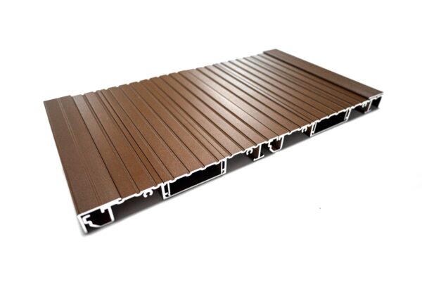 Deluxe Sepia Brown Aluminium Drainage Decking Board